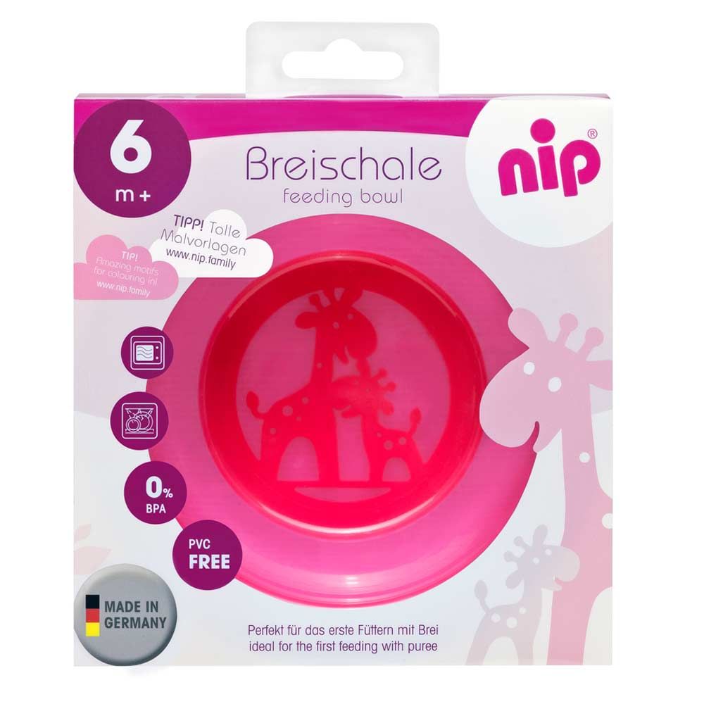 Nip - Feeding Bowl - Pink