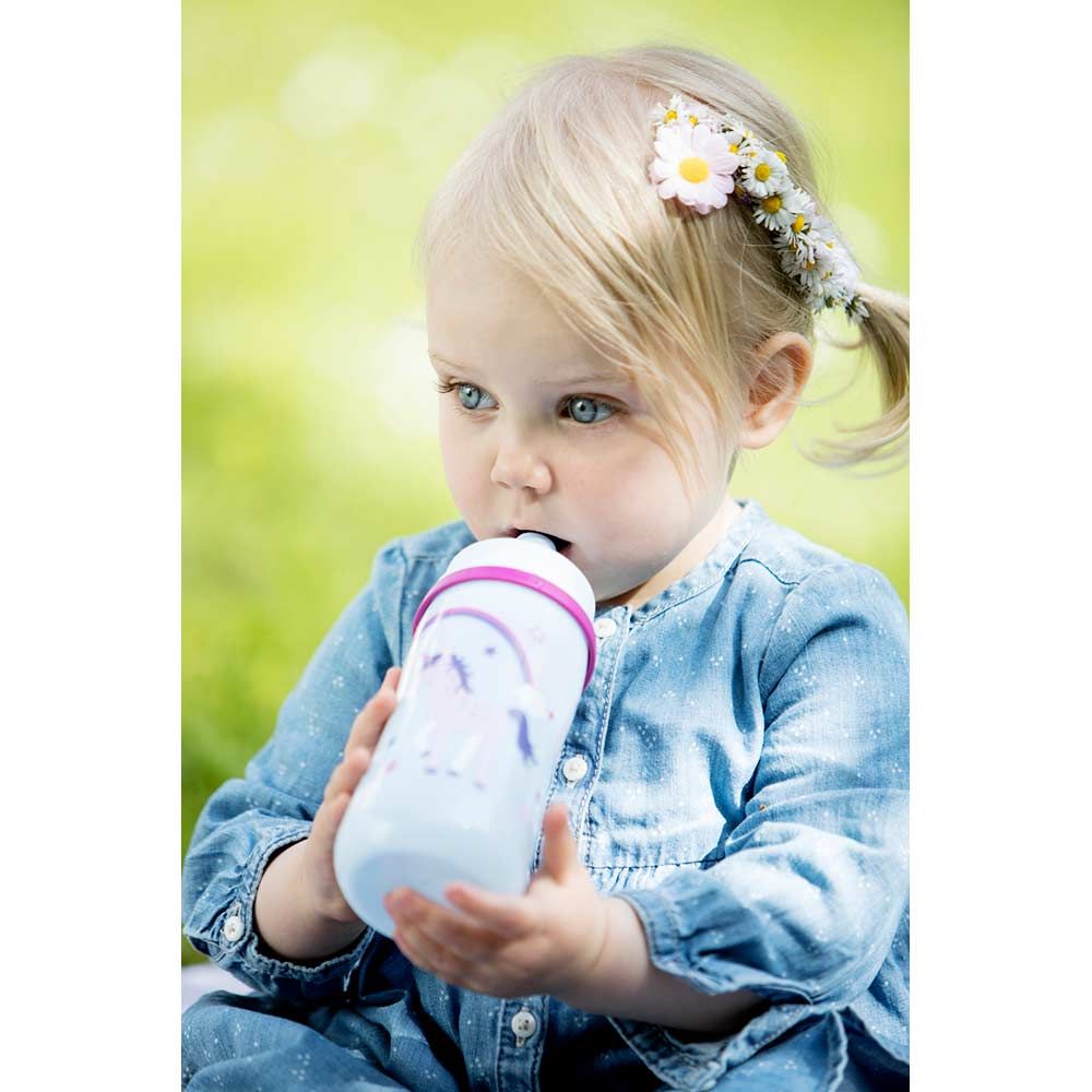 Nip Kids Cup Push-Pull Lid Unicorn 330ml