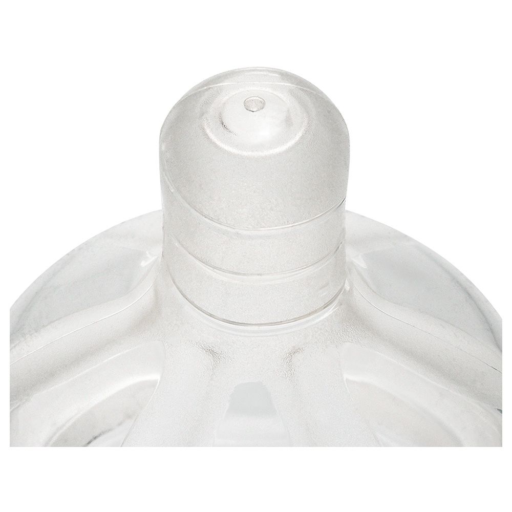 Nip - Wide Neck Round Teat-M Glass Bottle 120Ml - Grey