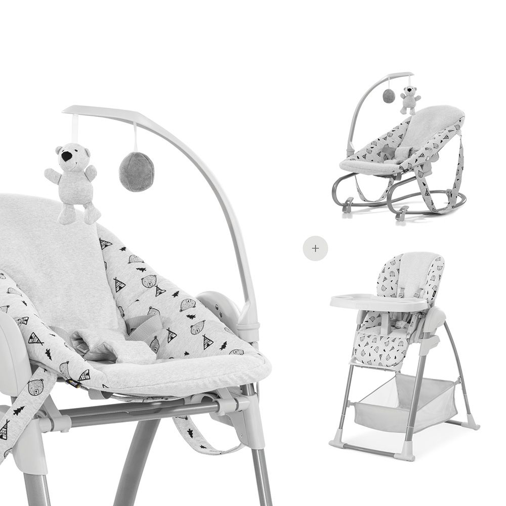 Hauck - Sit'N Relax 3-in-1 High Chair - Nordic Grey