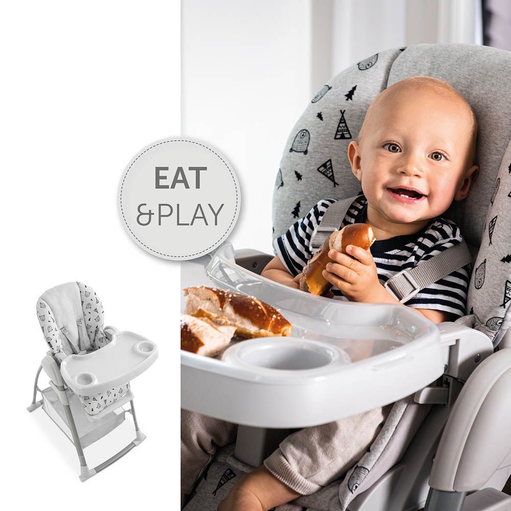 Hauck - Sit'N Relax 3-in-1 High Chair - Nordic Grey