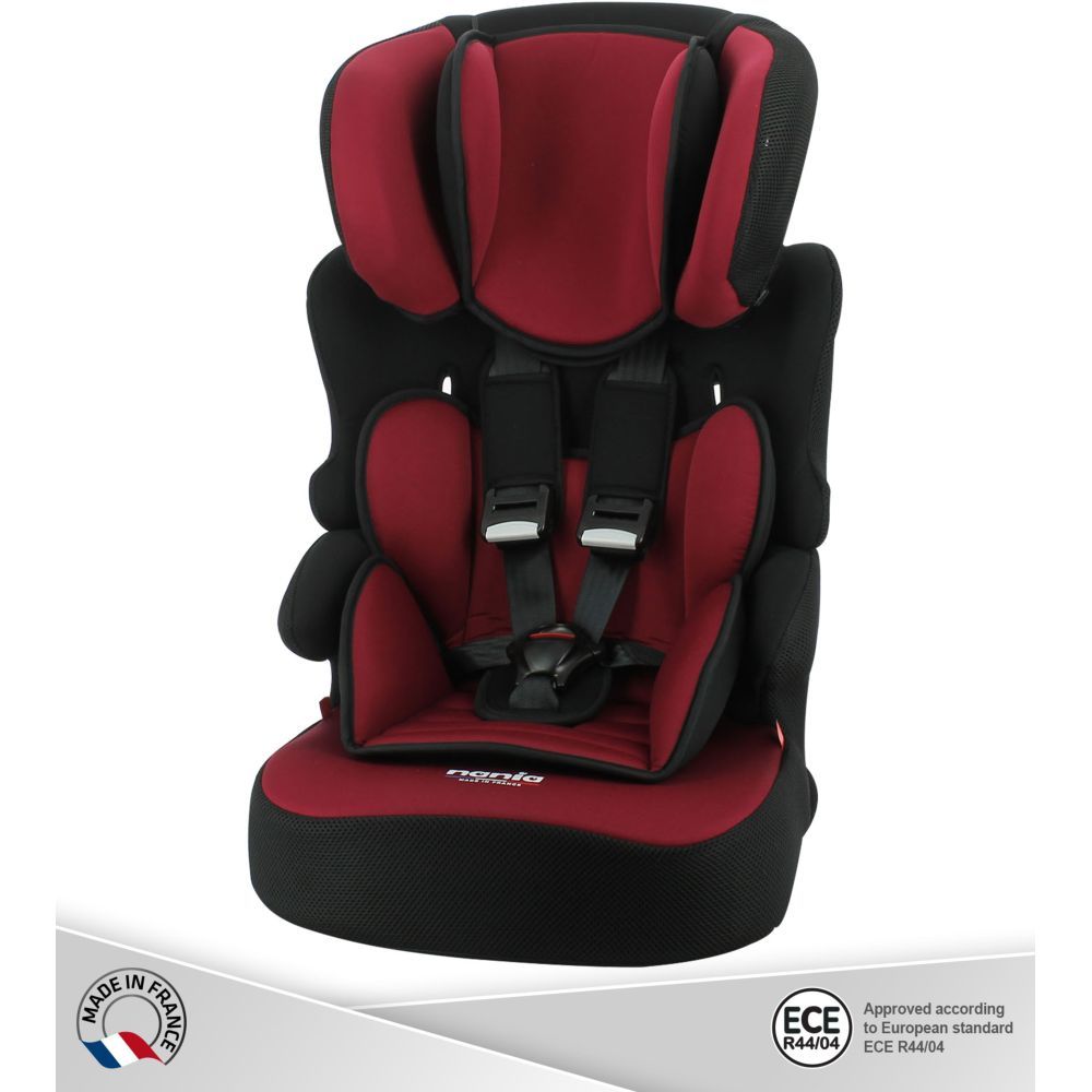 NANIA - Beline Carseat For Group 1/2/3 - Bordeau