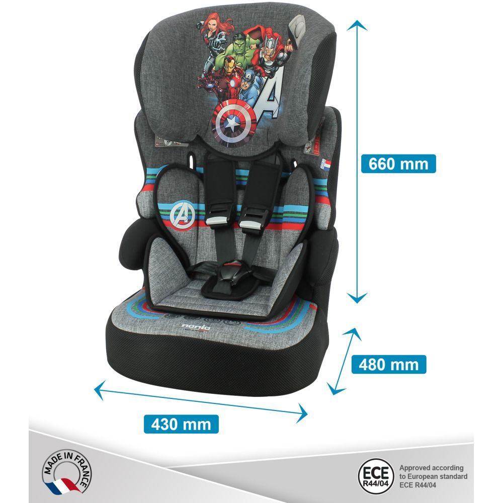 NANIA - Beline Carseat For Group 1/2/3 - Avengers