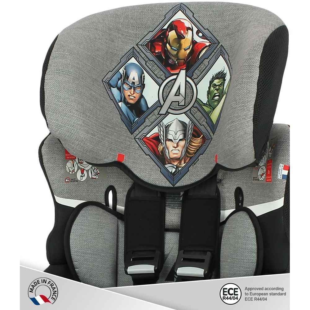 Nania - Avengers Heroes Beline Carseat For Group 1/2/3 - Grey 