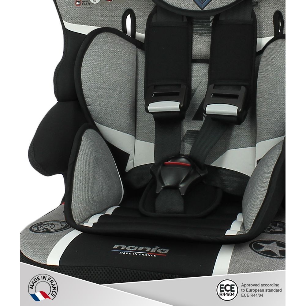 Nania - Avengers Heroes Beline Carseat For Group 1/2/3 - Grey 