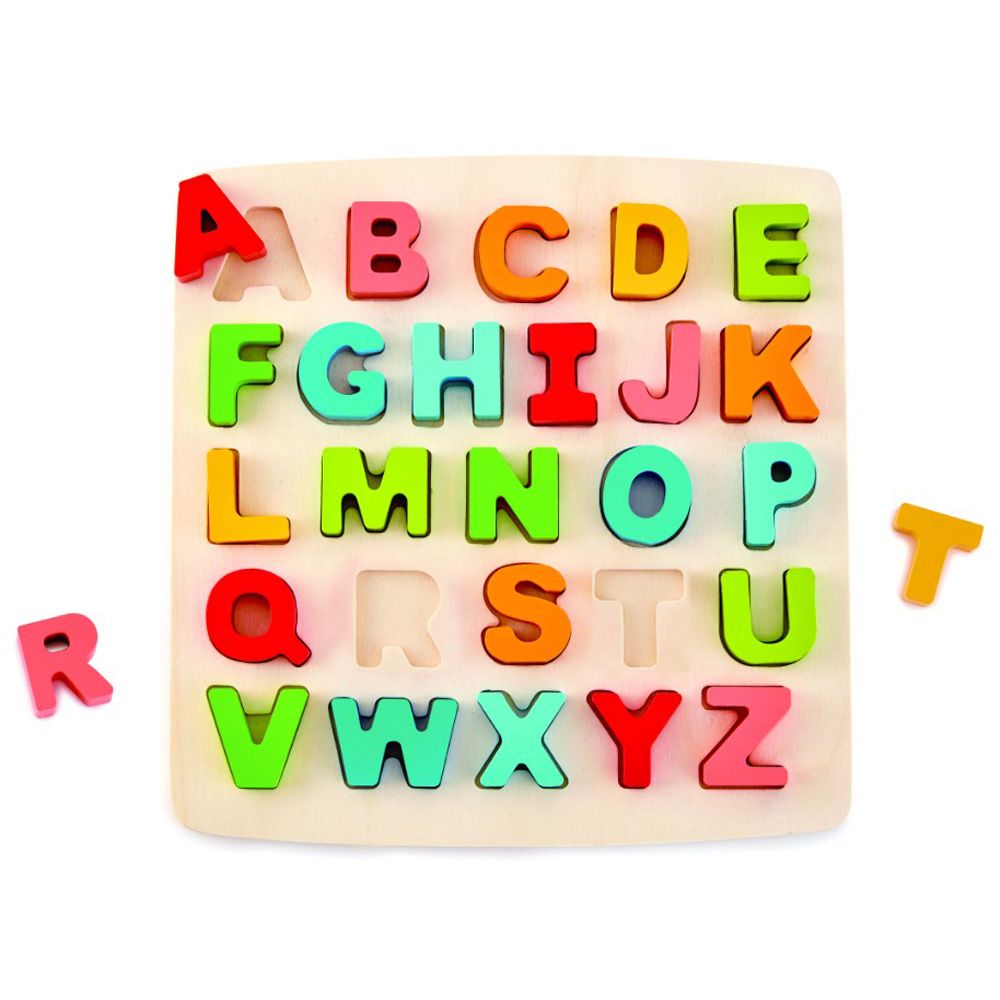 Hape - Chunky Alphabet and Number Math Wooden Puzzle Set (Exclusive)