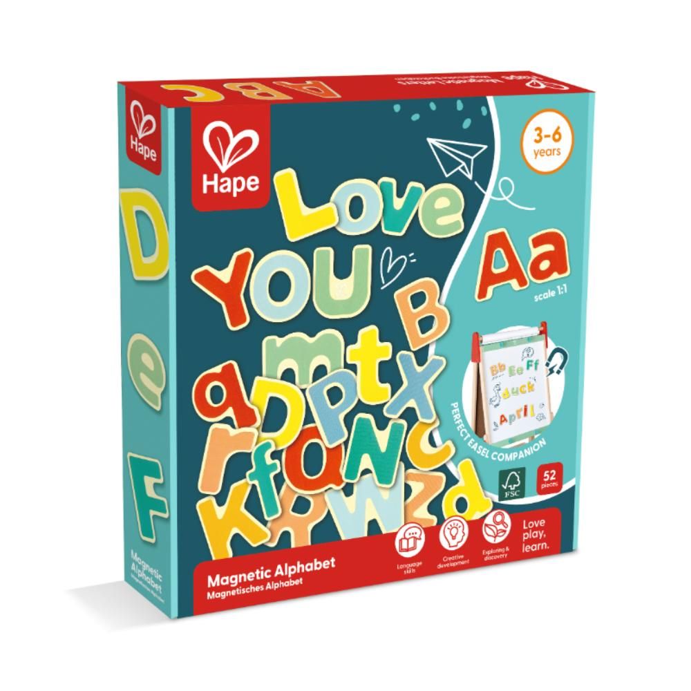 Hape - Anywhere Art Studio + Magnetic Alphabet Set (Exclusive)