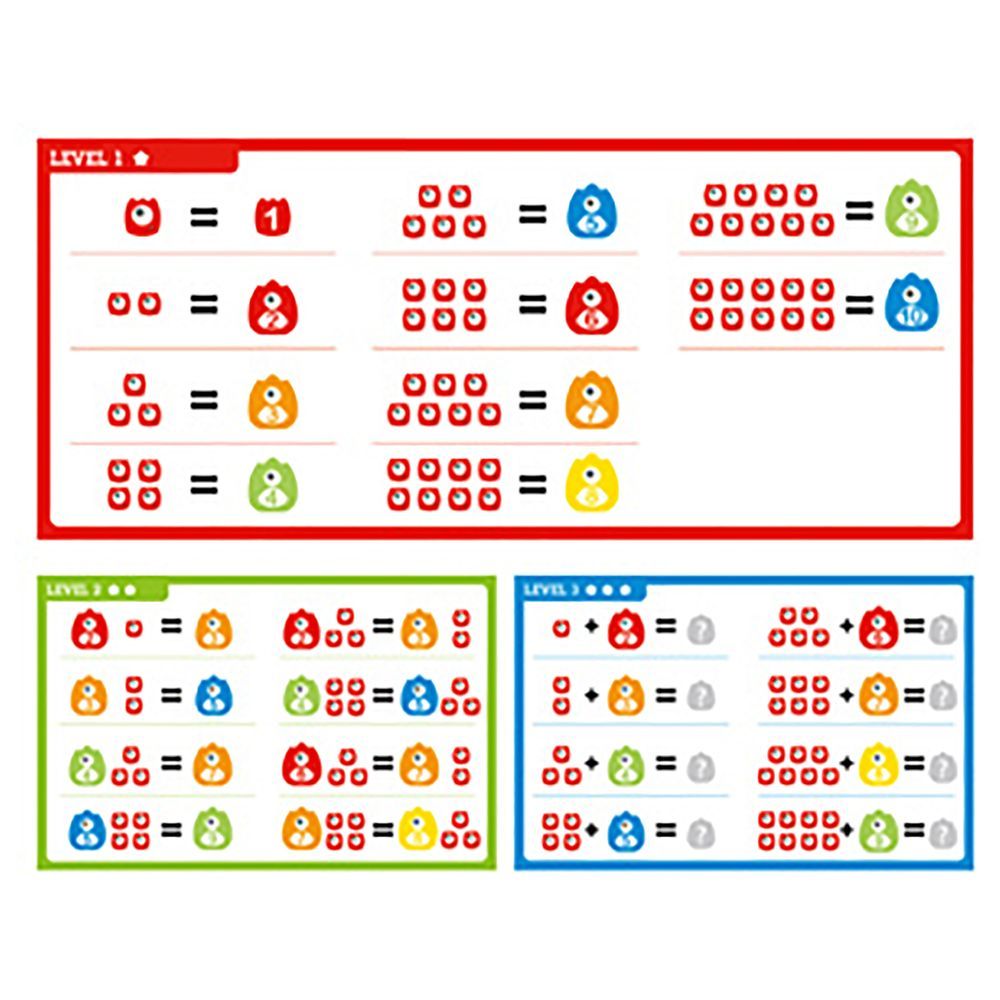 Hape - Learn to Count w/ Math Weighing Scale 22pcs & Rainbow Abacus