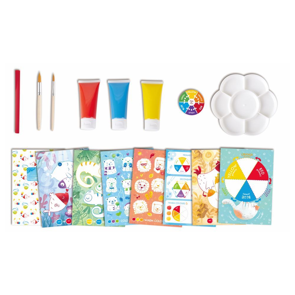 Hape - Letters Numbers Tracing & Painting Activity Kit - 2 sets