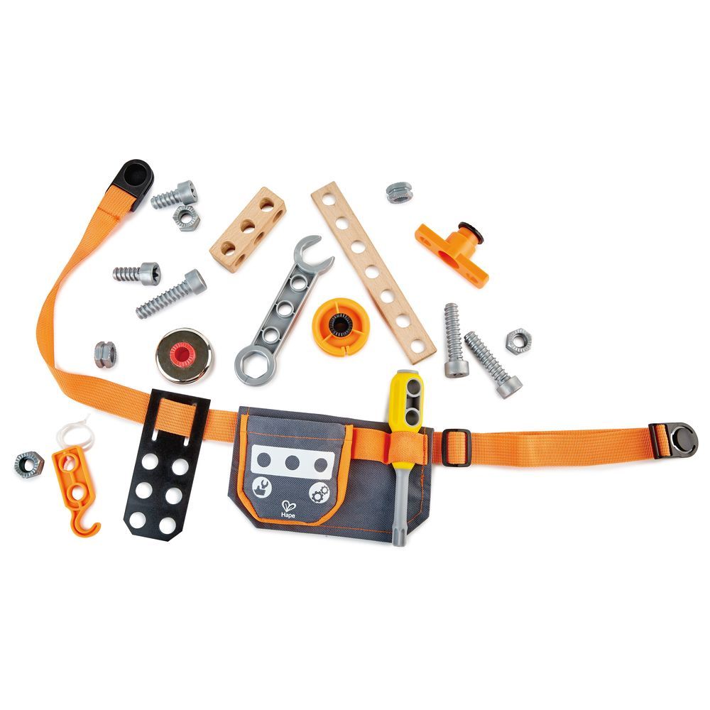 Hape - Junior Inventor Scientific Workbench and Tool Belt Set 