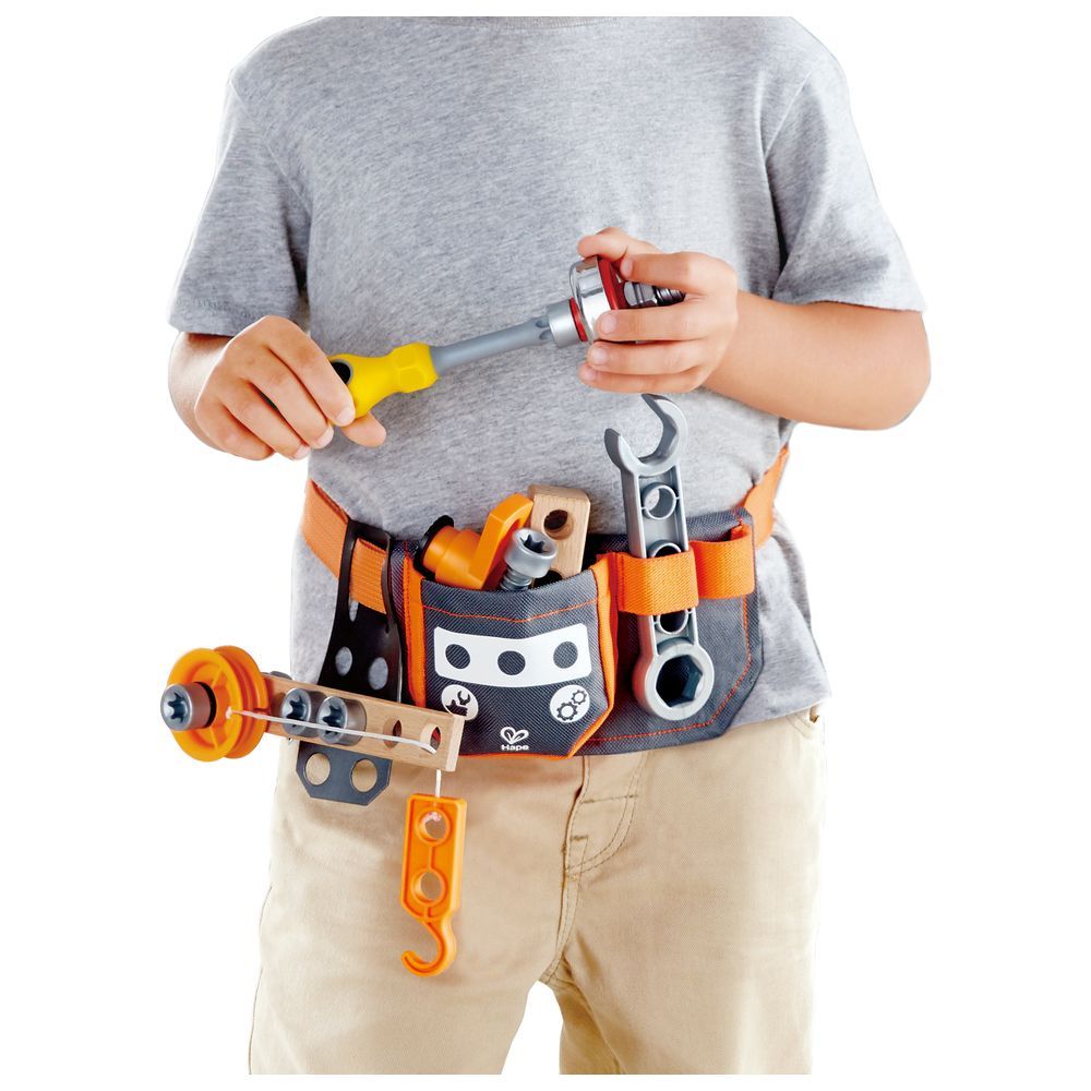 Hape - Junior Inventor Scientific Workbench and Tool Belt Set 