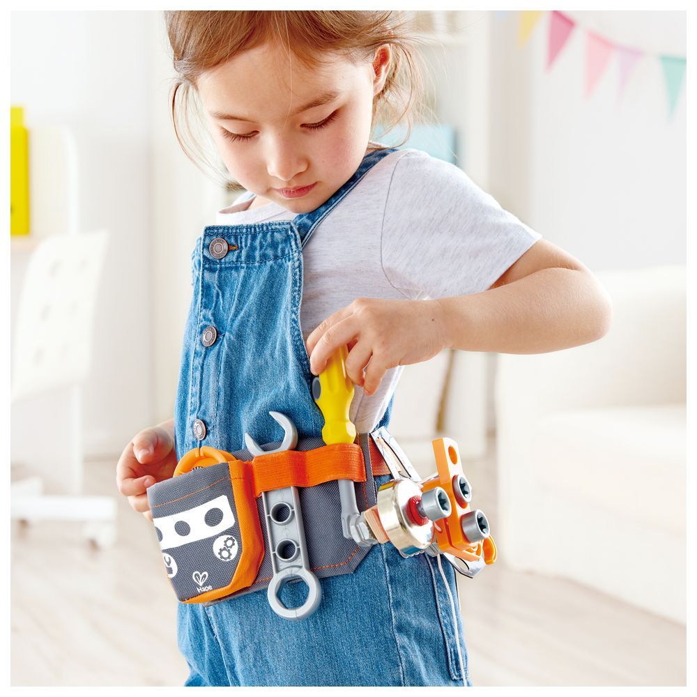 Hape - Junior Inventor Scientific Workbench and Tool Belt Set 