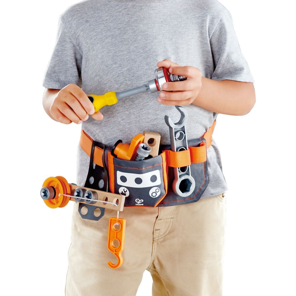 Hape - Junior Inventor Science Experiment Toolbox w/ Tool Belt