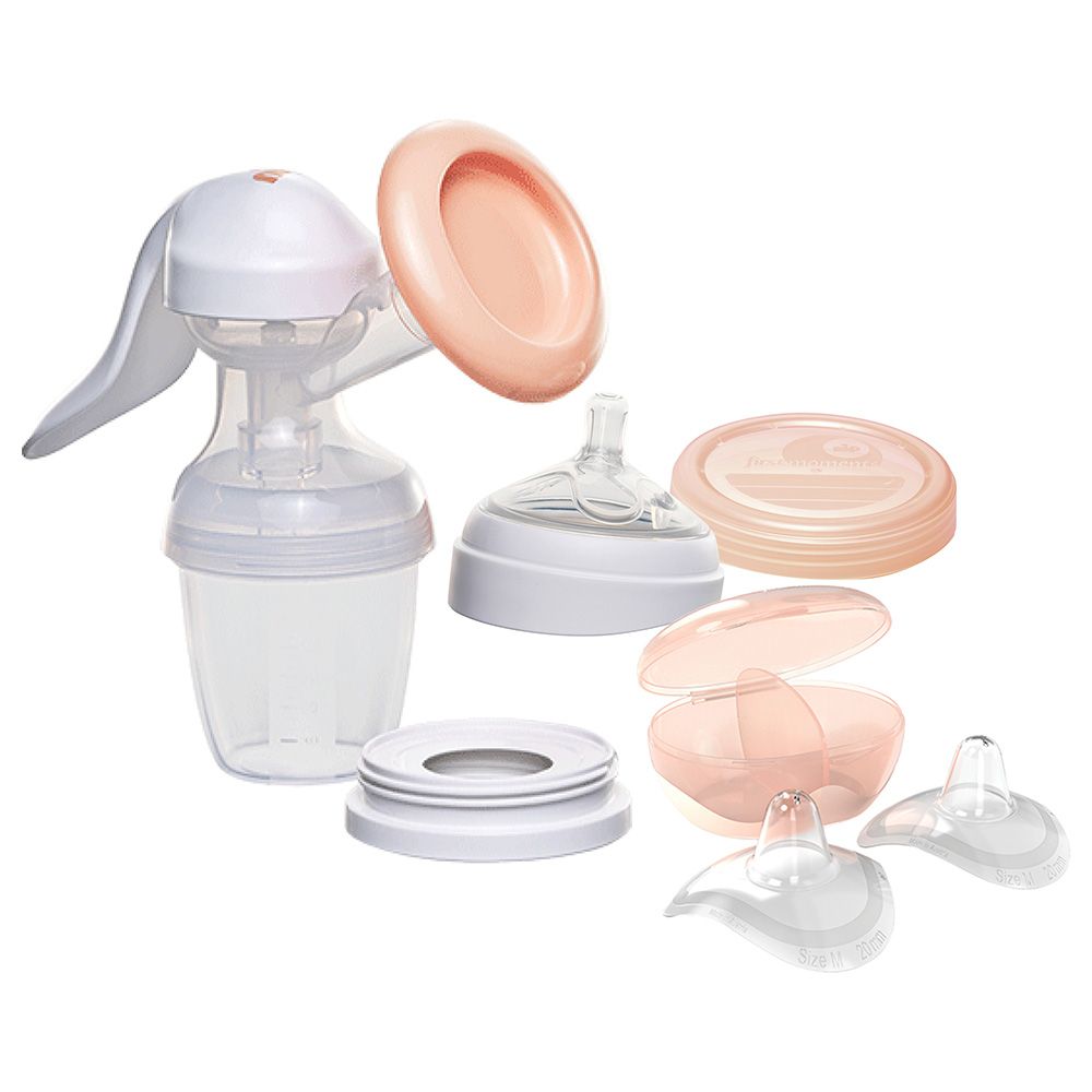 Nip - All-in-One Manual Breast Pump & Nipple Shield - L - 2pcs