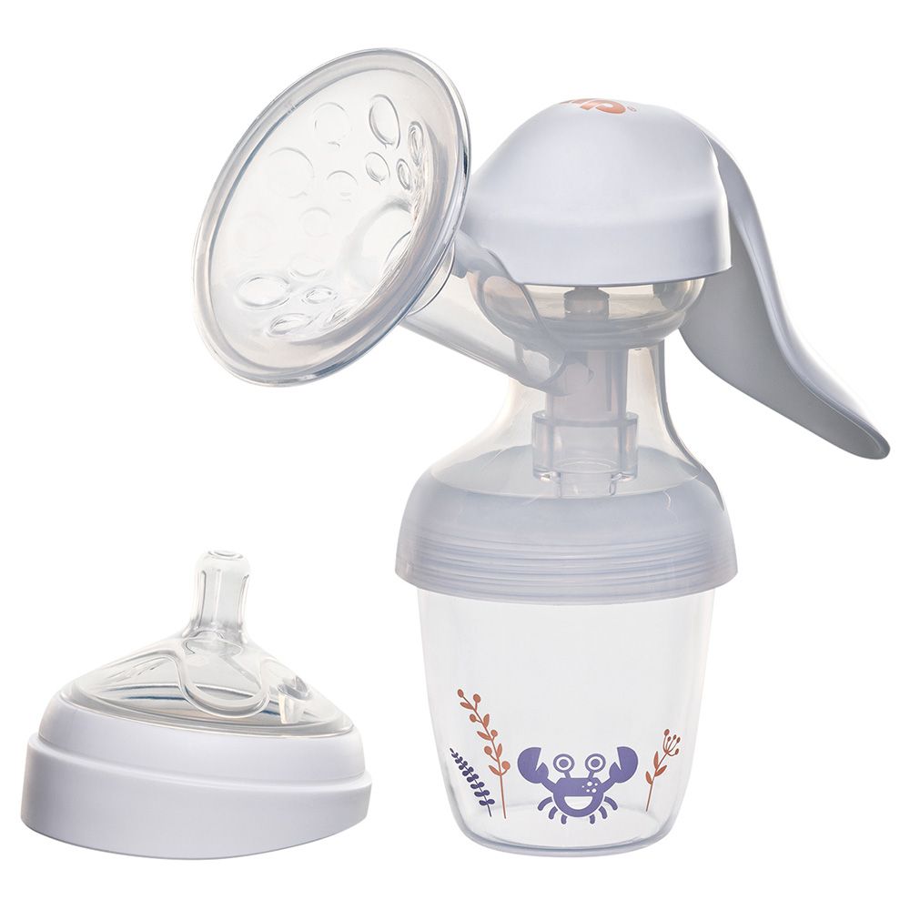 Nip - All-in-One Manual Breast Pump & Nipple Shield - L - 2pcs