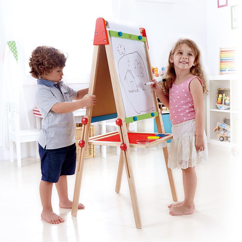 Hape - All-In-1 Easel + Art Paper Roll Set (Exclusive)