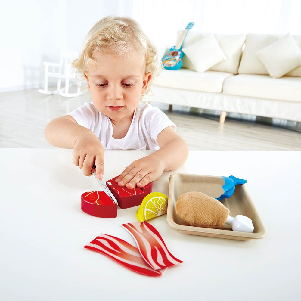 Hape - Kid's Cooking Essentials Wooden Toys - 19pcs