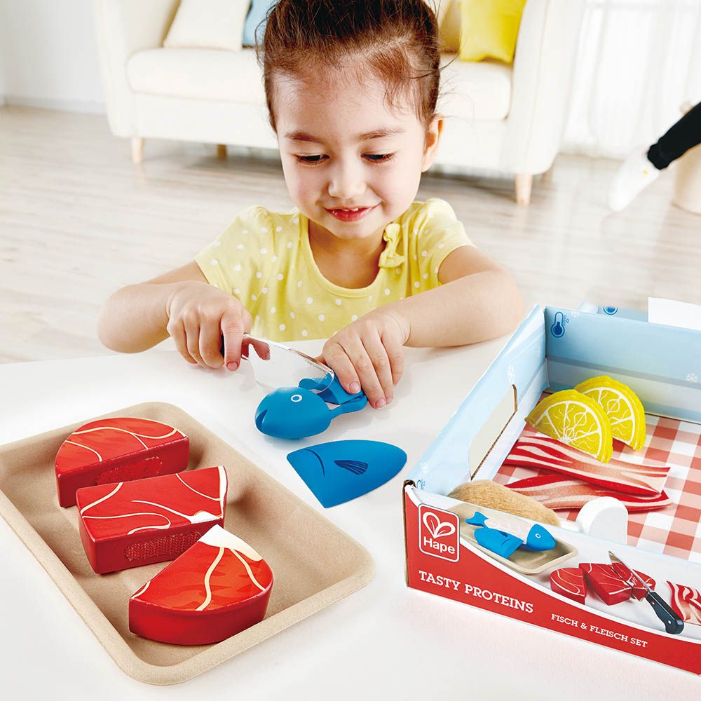 Hape - Kid's Cooking Essentials Wooden Toys - 19pcs