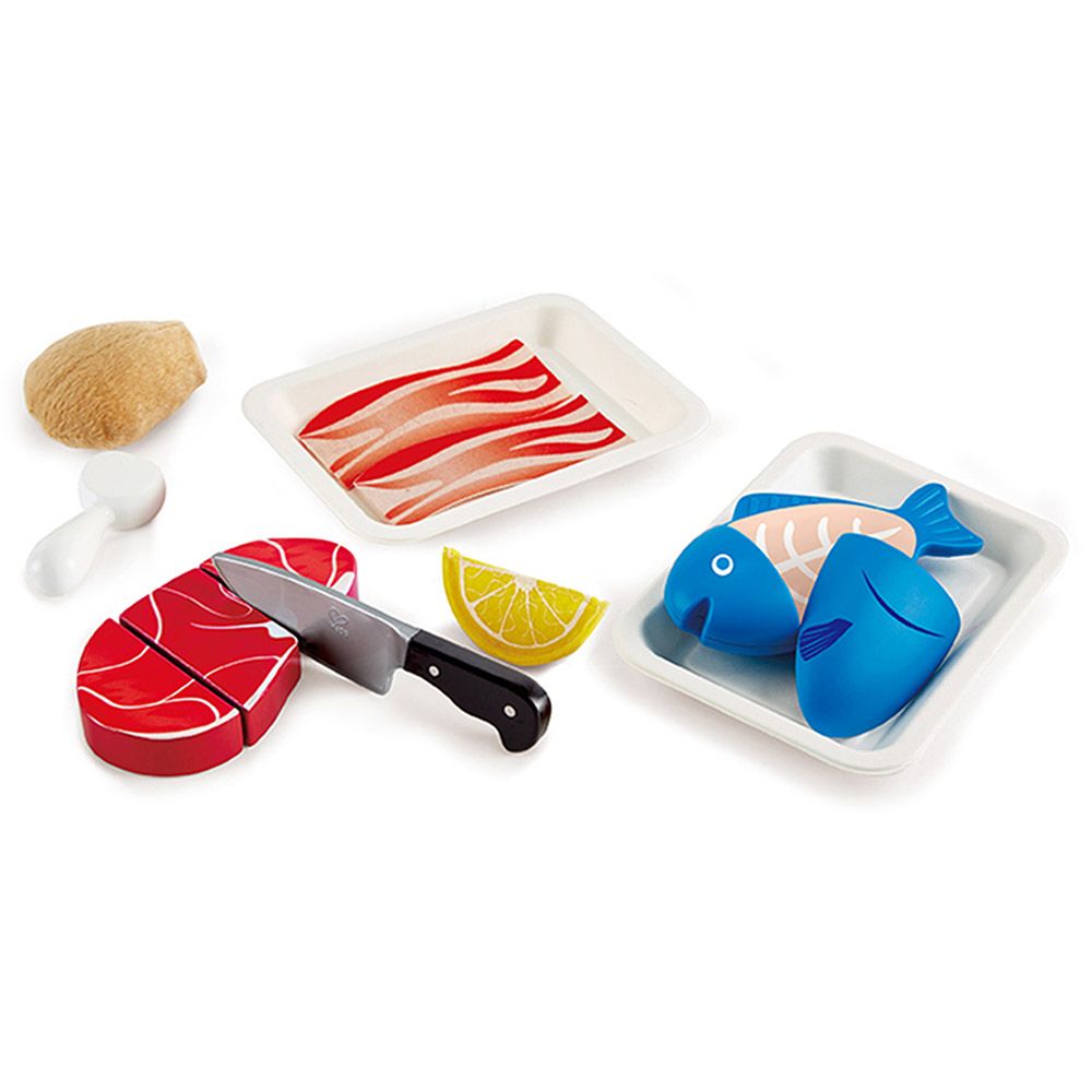 Hape - Kid's Cooking Essentials Wooden Toys - 19pcs