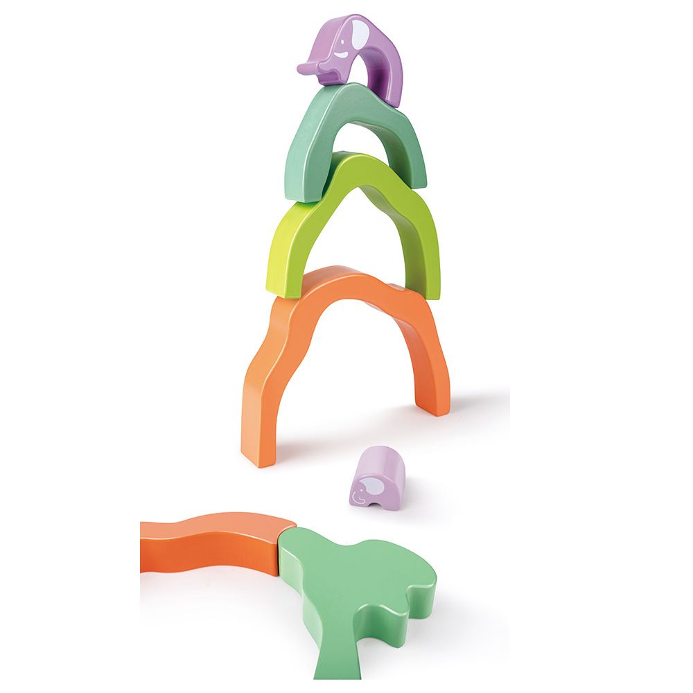 Hape - Safari Elephant Stacking Blocks