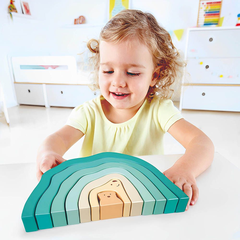 Hape - Arctic Polar Bear Stacking Blocks