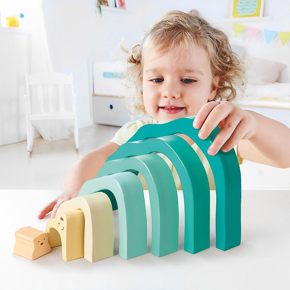 Hape - Arctic Polar Bear Stacking Blocks