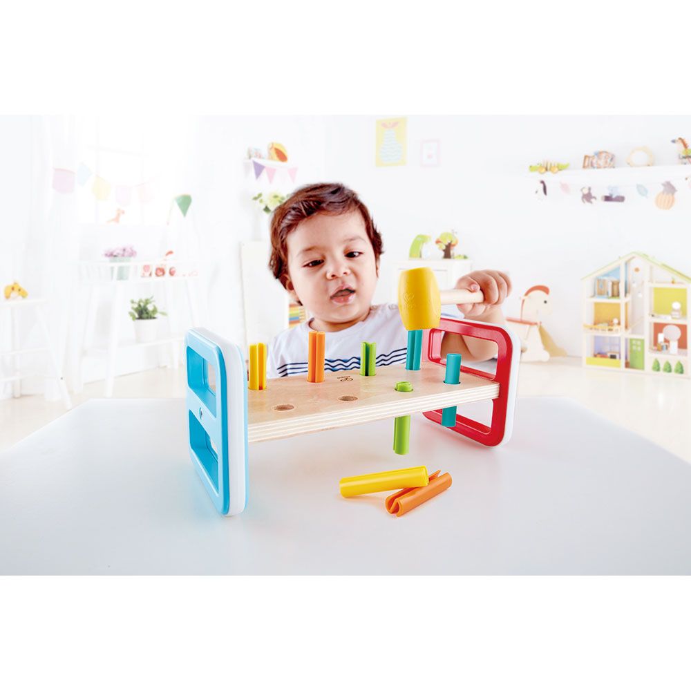 Hape - Rainbow Pounder - Hammer Toy