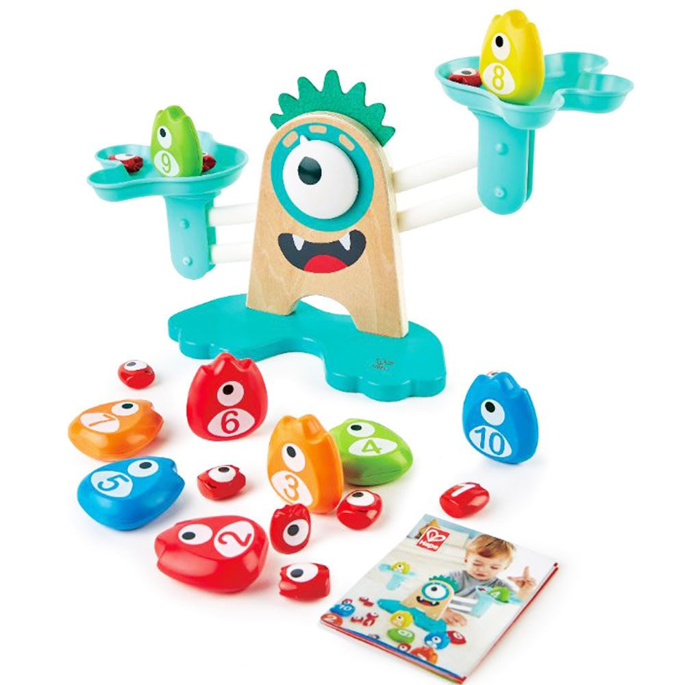 Hape - Learn to Count Monster Math Measuring Scale - 22pcs