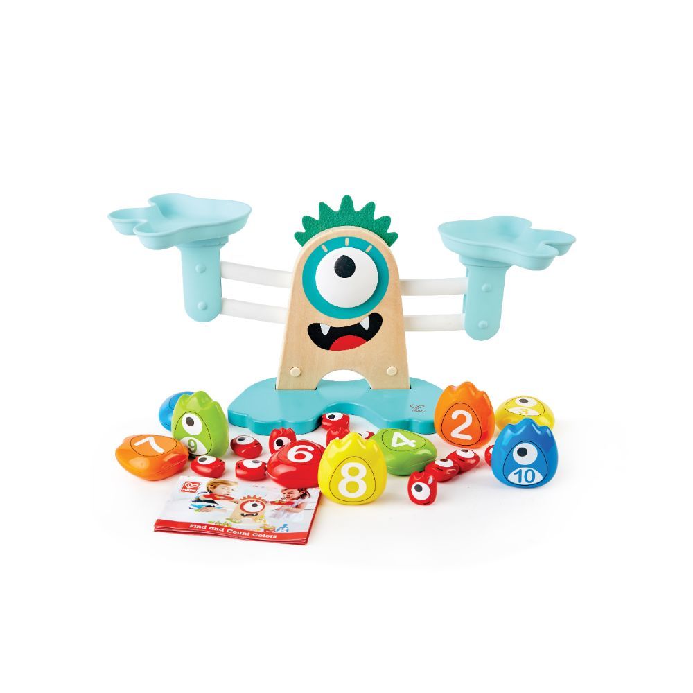 Hape - Learn to Count Monster Math Measuring Scale - 22pcs