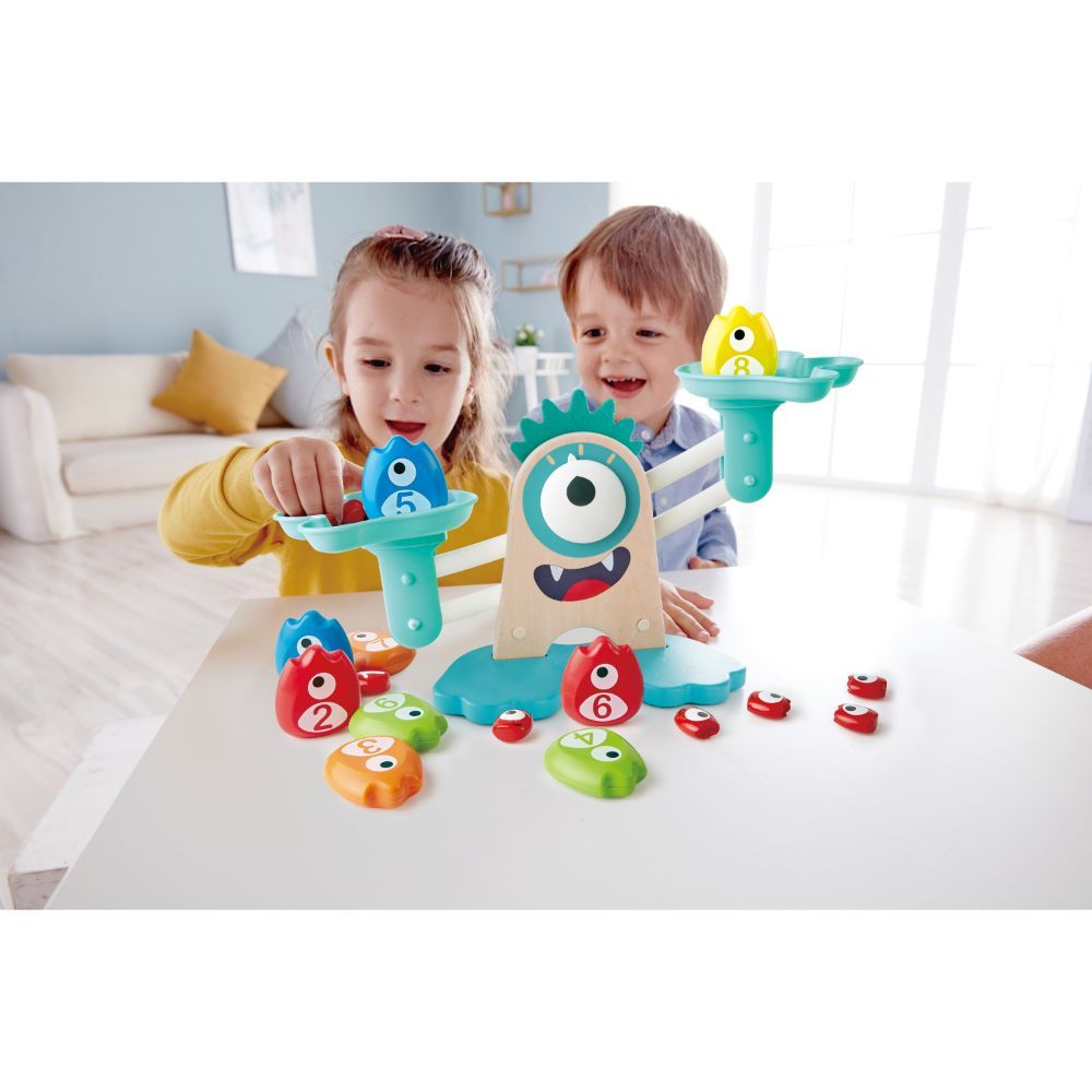 Hape - Learn to Count Monster Math Measuring Scale - 22pcs