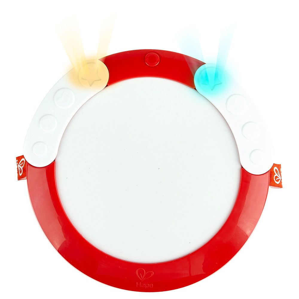 Hape - Learn With Lights Drum - Red