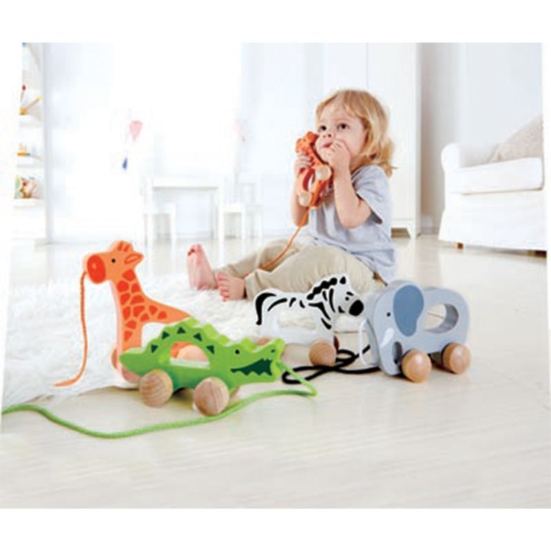 Hape Elephant Push and Pull Toy