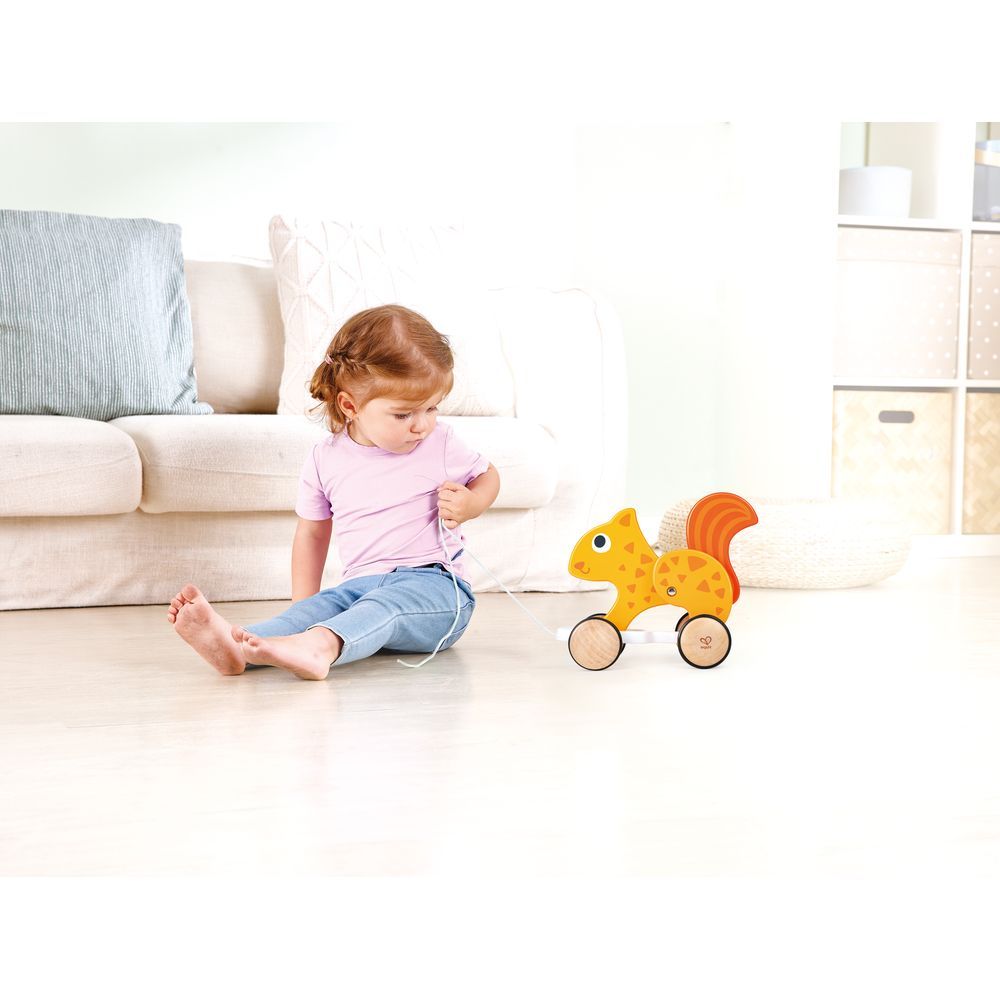 Hape - Squirrel Pull Along Toy