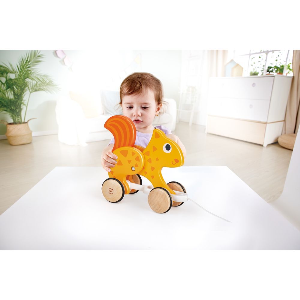 Hape - Squirrel Pull Along Toy