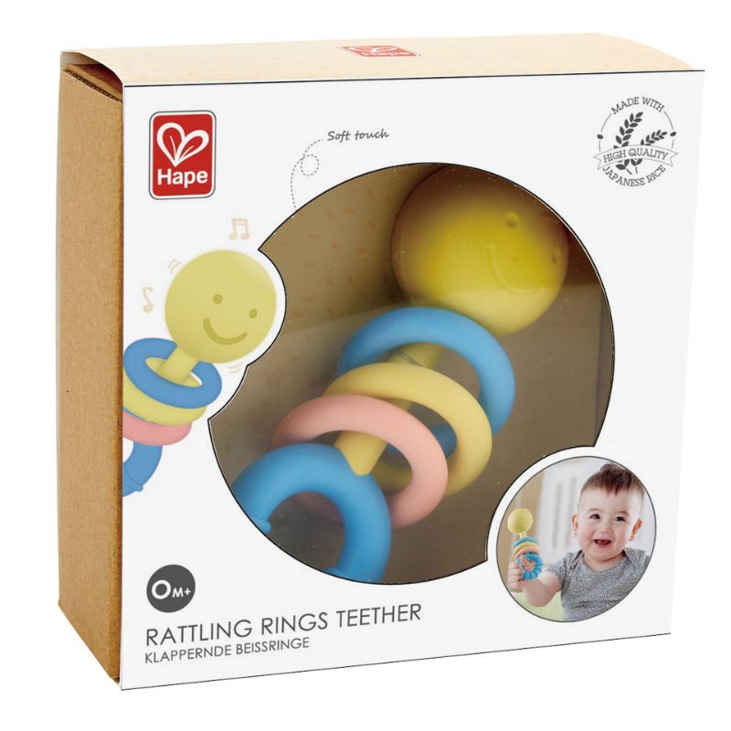 Hape - Rattling Rings Teether