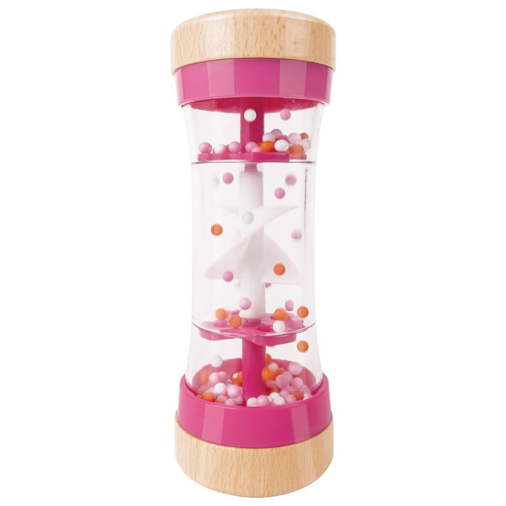 Hape - Beaded Raindrops Rainmaker - Pink