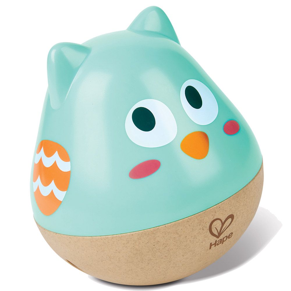 Hape - Owl Musical Wobbler - Blue