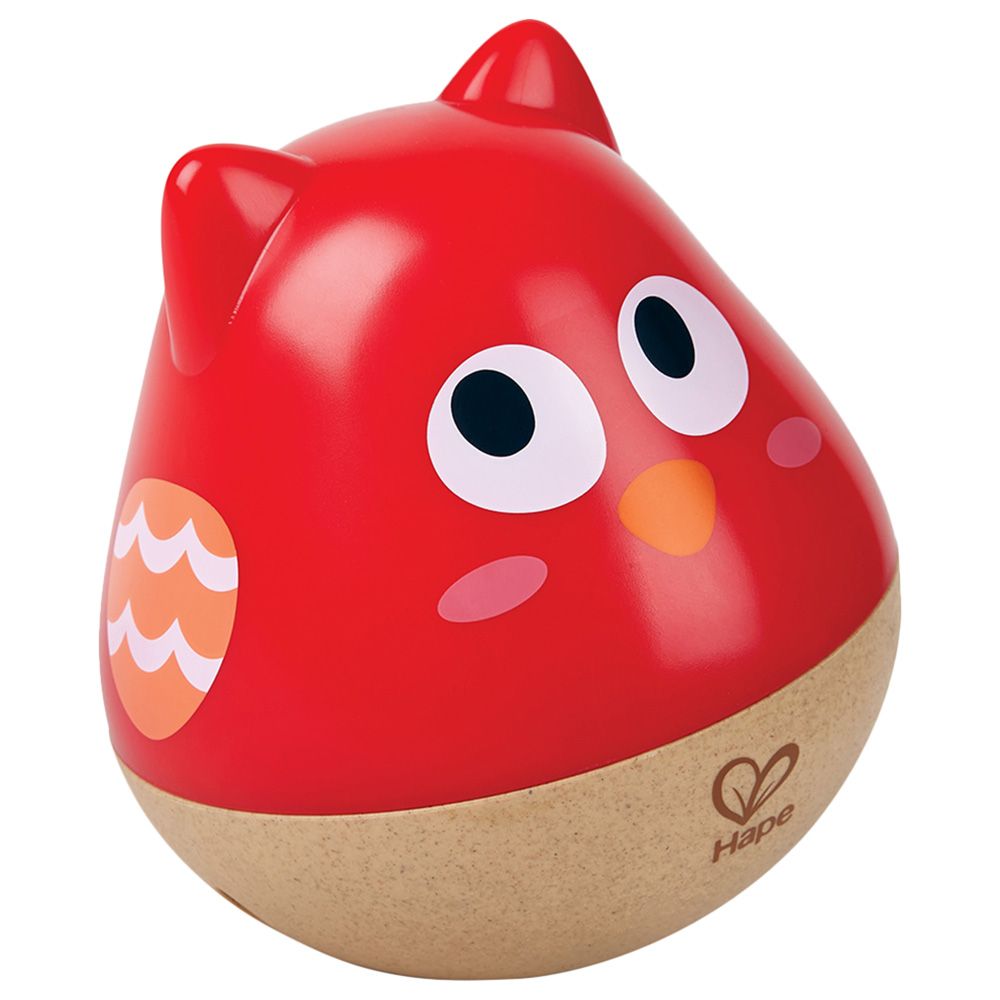 Hape - Owl Musical Wobbler - Red