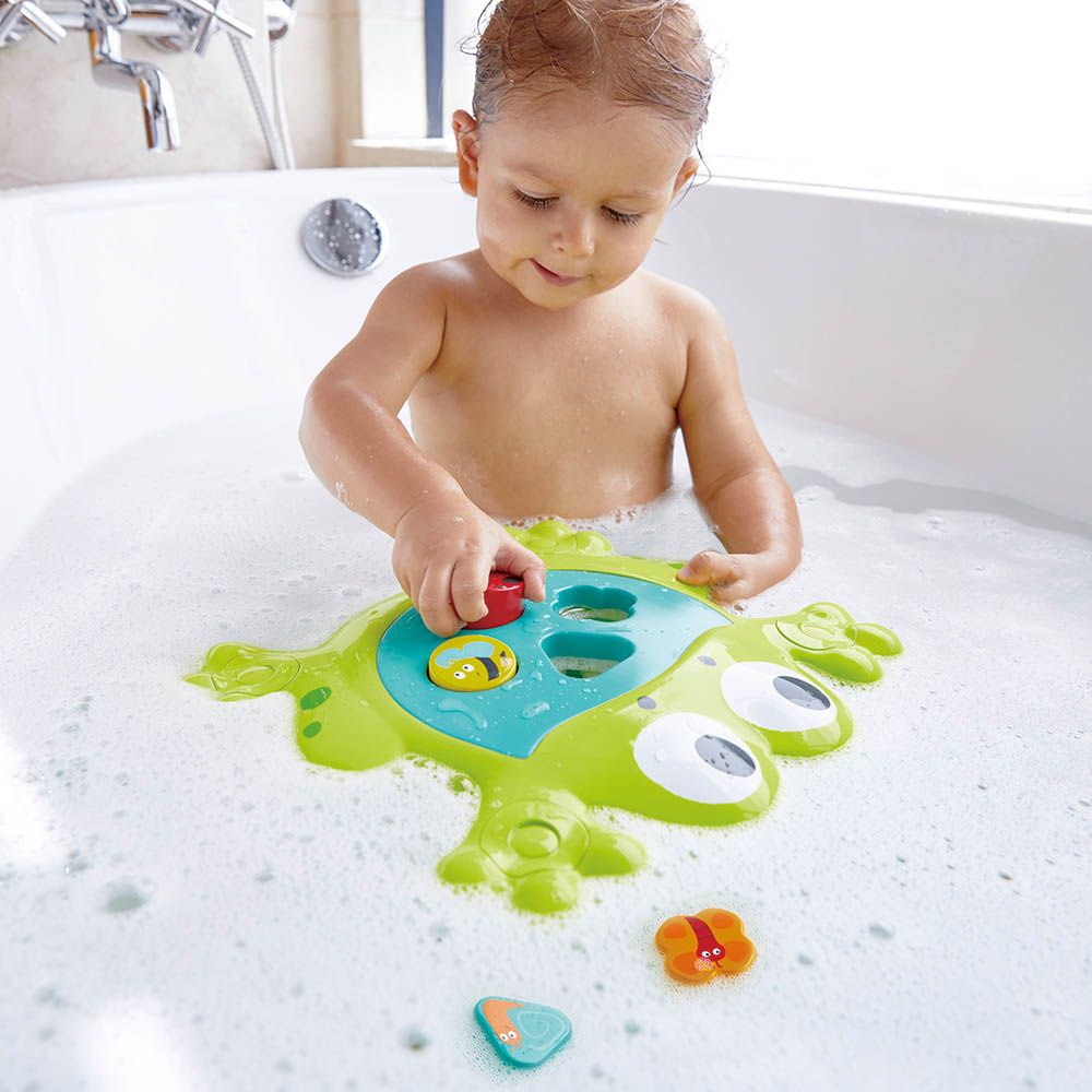 Hape - Feed-Me Bath Frog