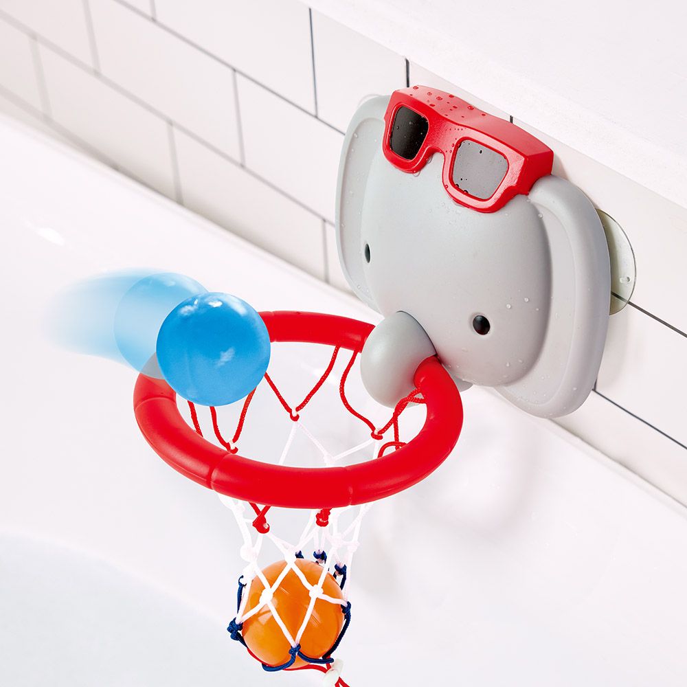 Hape - Bath Time Basketball Elephant Pal 