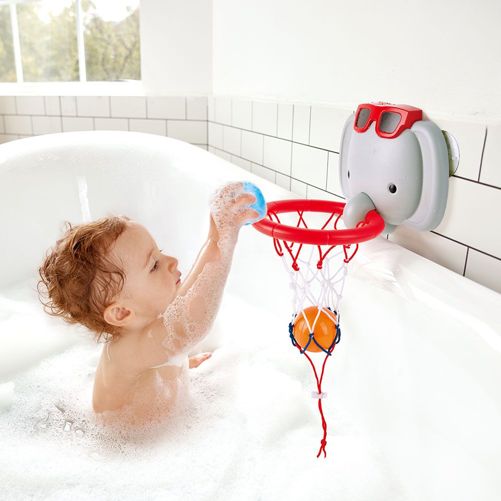 Hape - Bath Time Basketball Elephant Pal 