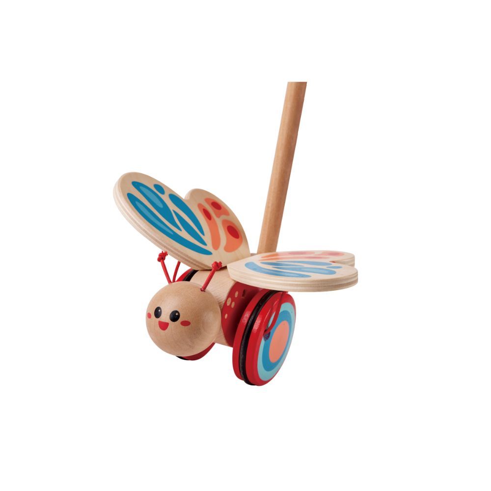 HAPE - Butterfly Push & Pull - Walking Toy