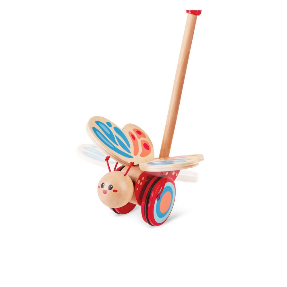 HAPE - Butterfly Push & Pull - Walking Toy