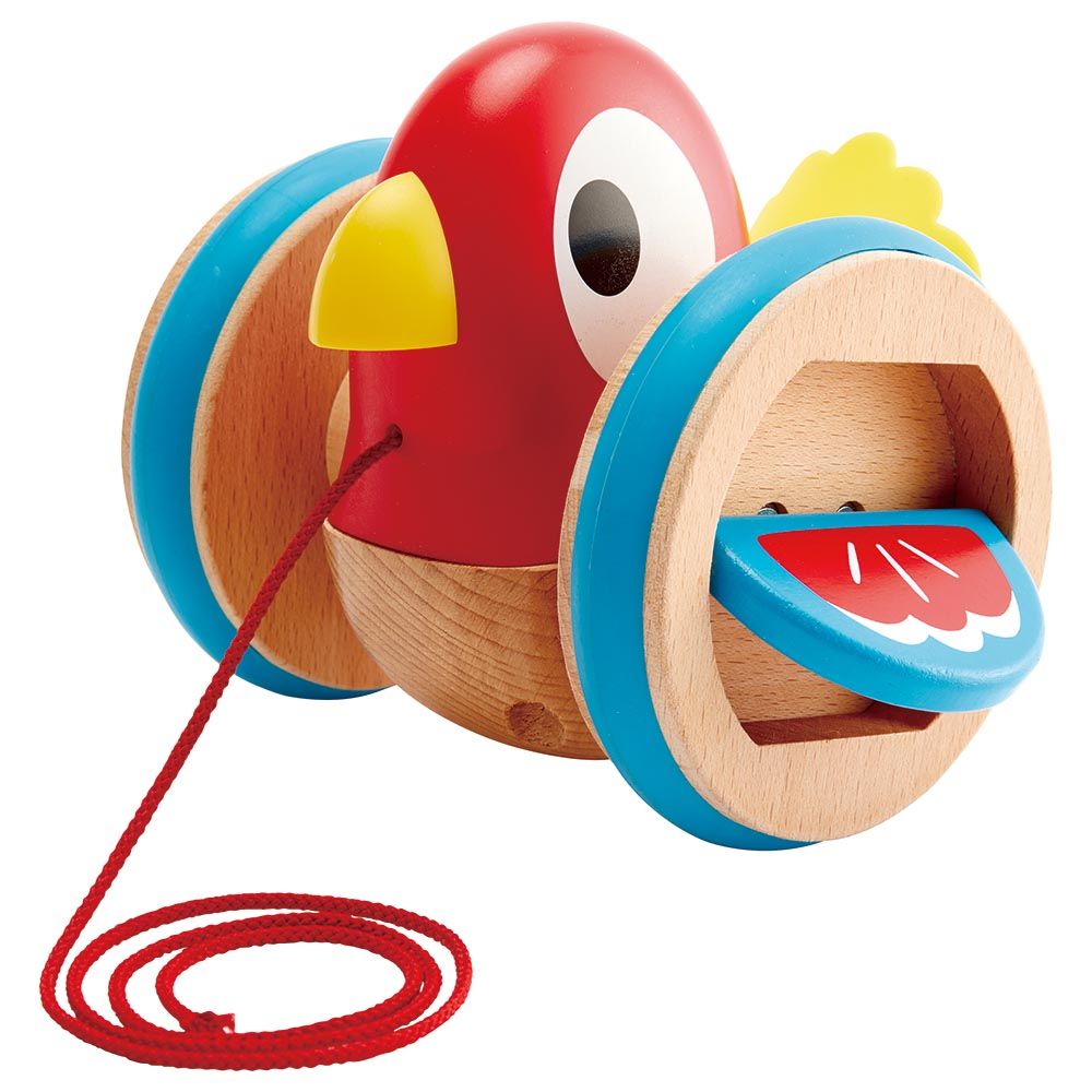 Hape - Baby Bird Pull Along - Red