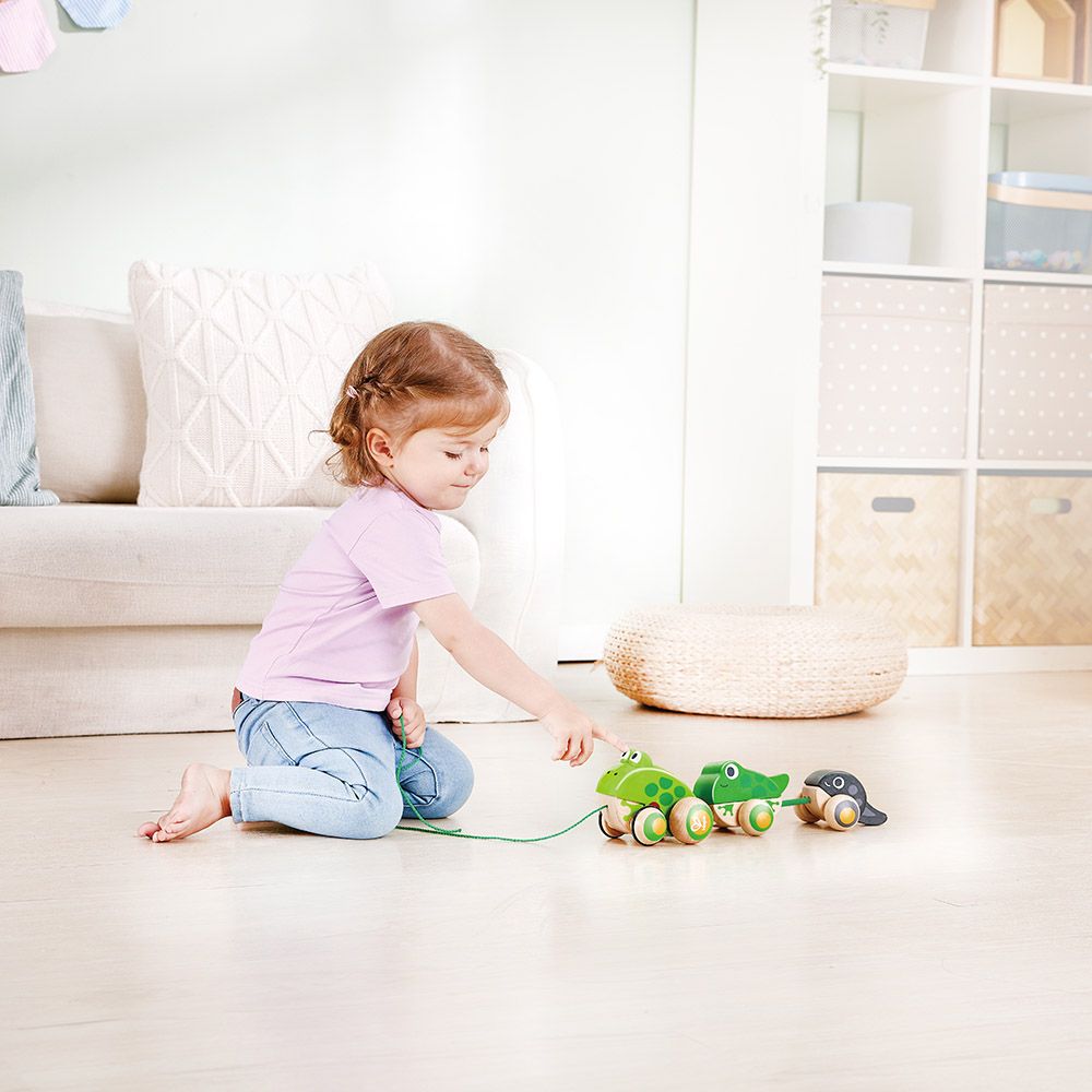 HAPE - Pull-Along Frog Family