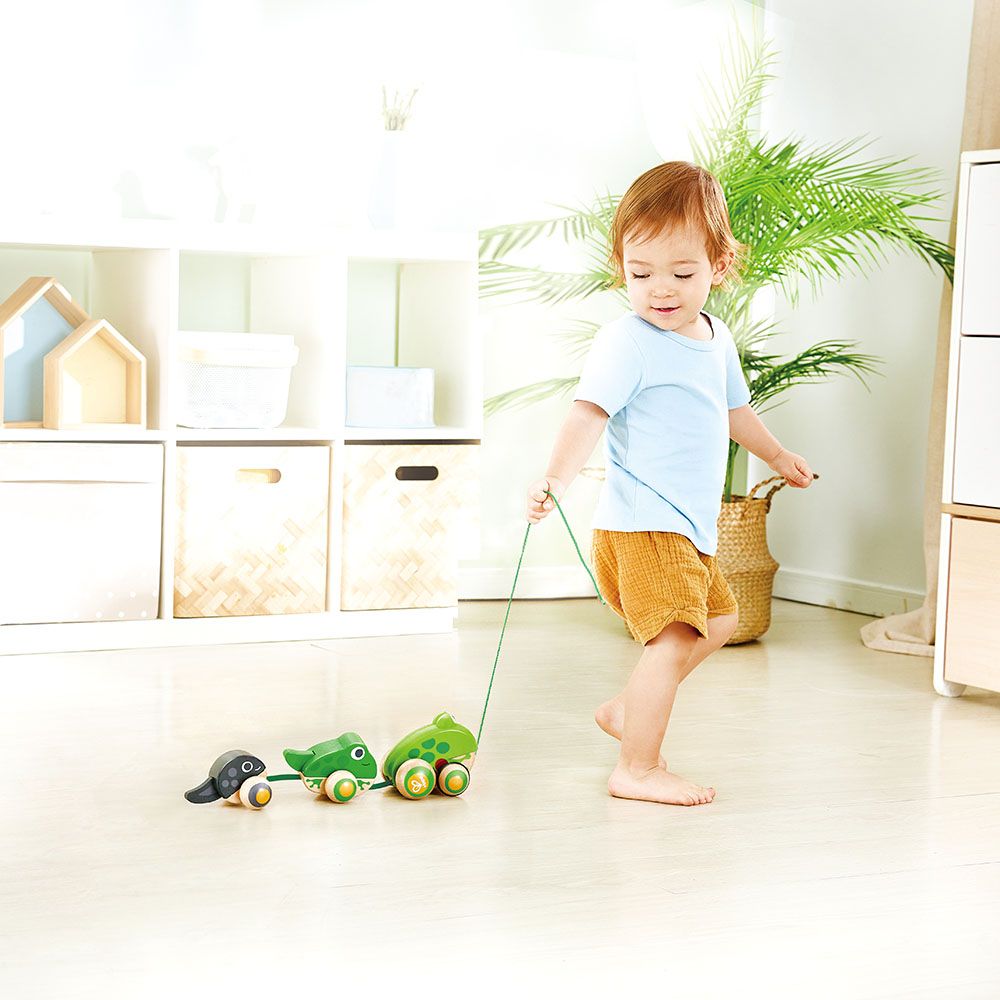 HAPE - Pull-Along Frog Family