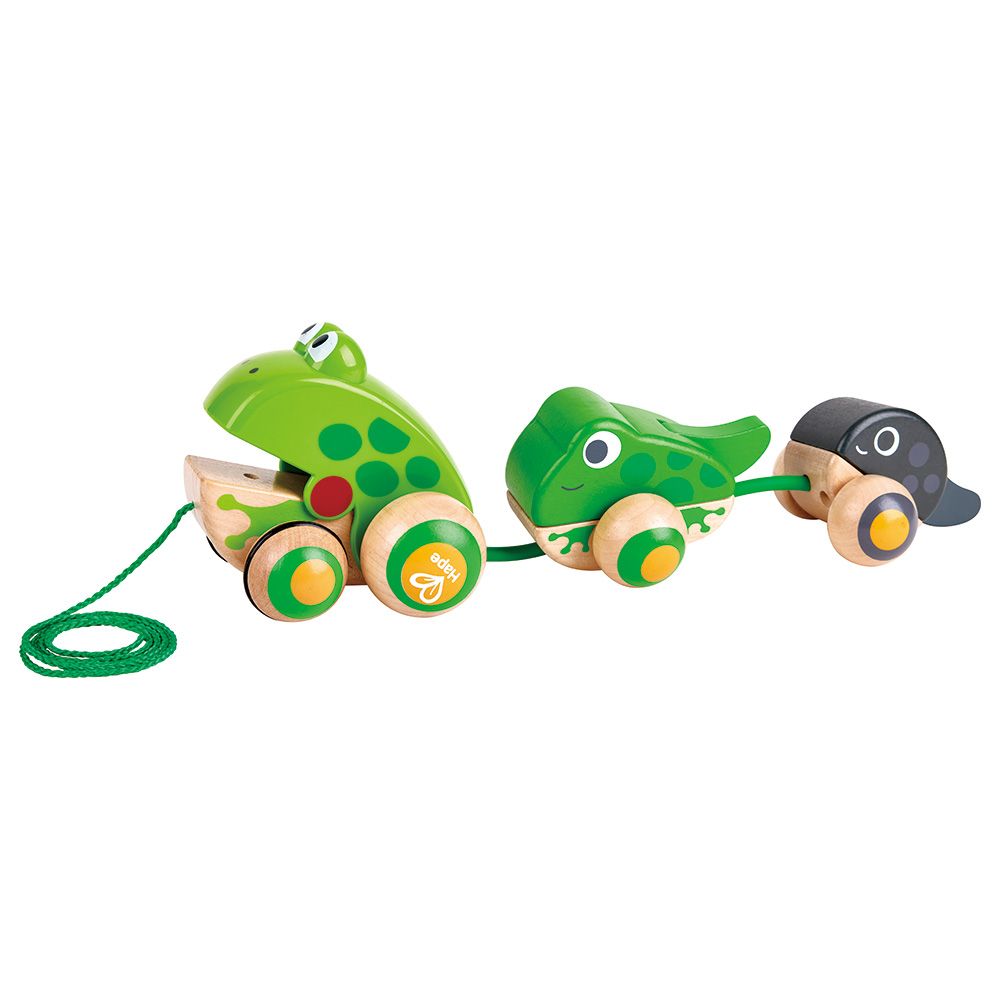 HAPE - Pull-Along Frog Family