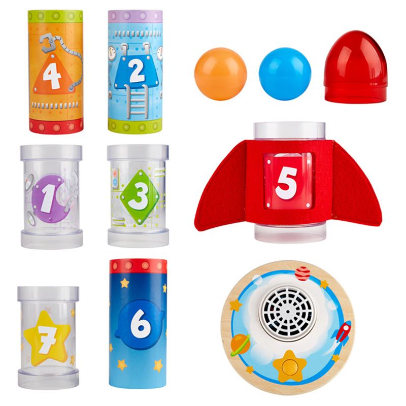 Hape - Rocket Ball Air Stacker 