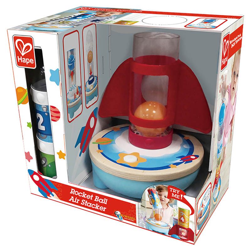 Hape - Rocket Ball Air Stacker 