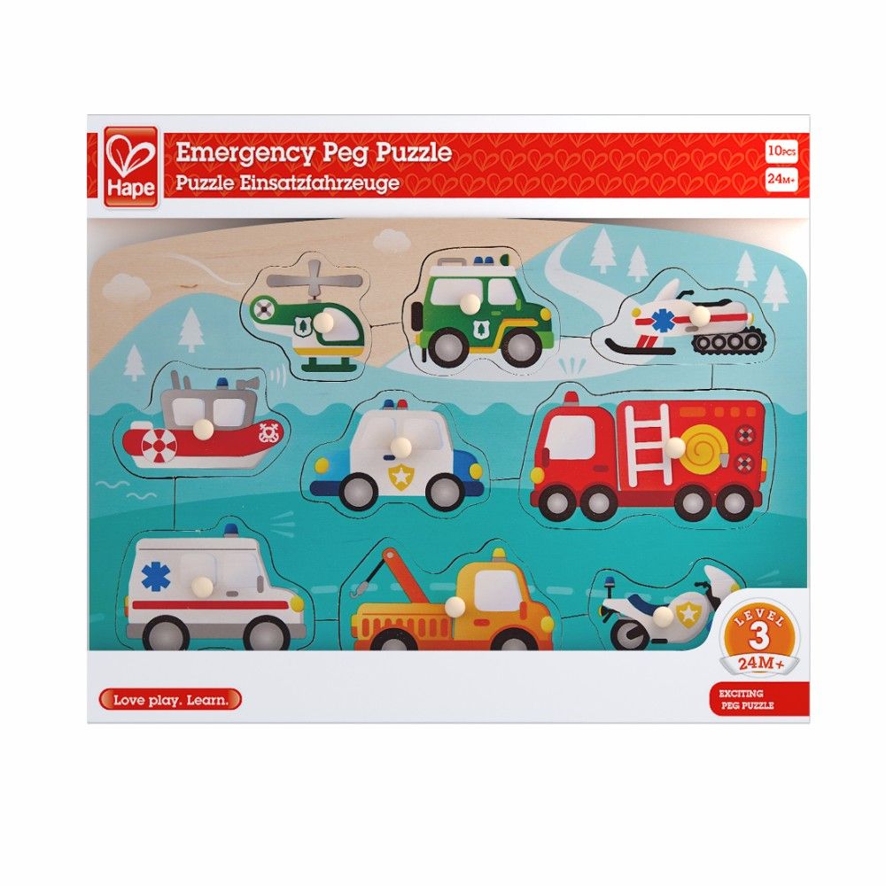 Hape - Emergency Peg Puzzle